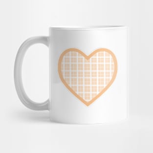 Orange Cottage Heart Mug